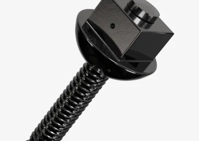 Minova Tension Rebar Bolt complete assembly with nut, washer and bearing plate for torque-to-tension installation