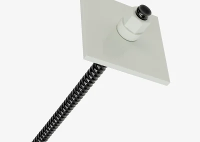Close-up of a Minova GFRP R32 solid bolt showing the continuous all-thread profile and surface finish