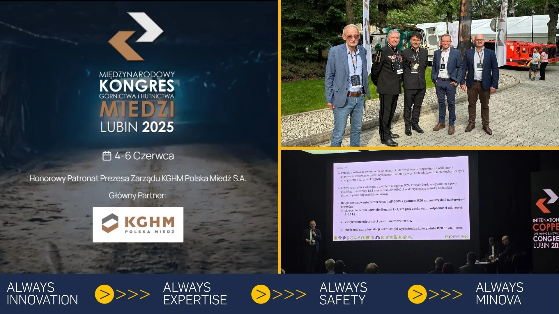 10 06 2025 Minova at the International Copper Ore Mining Congress