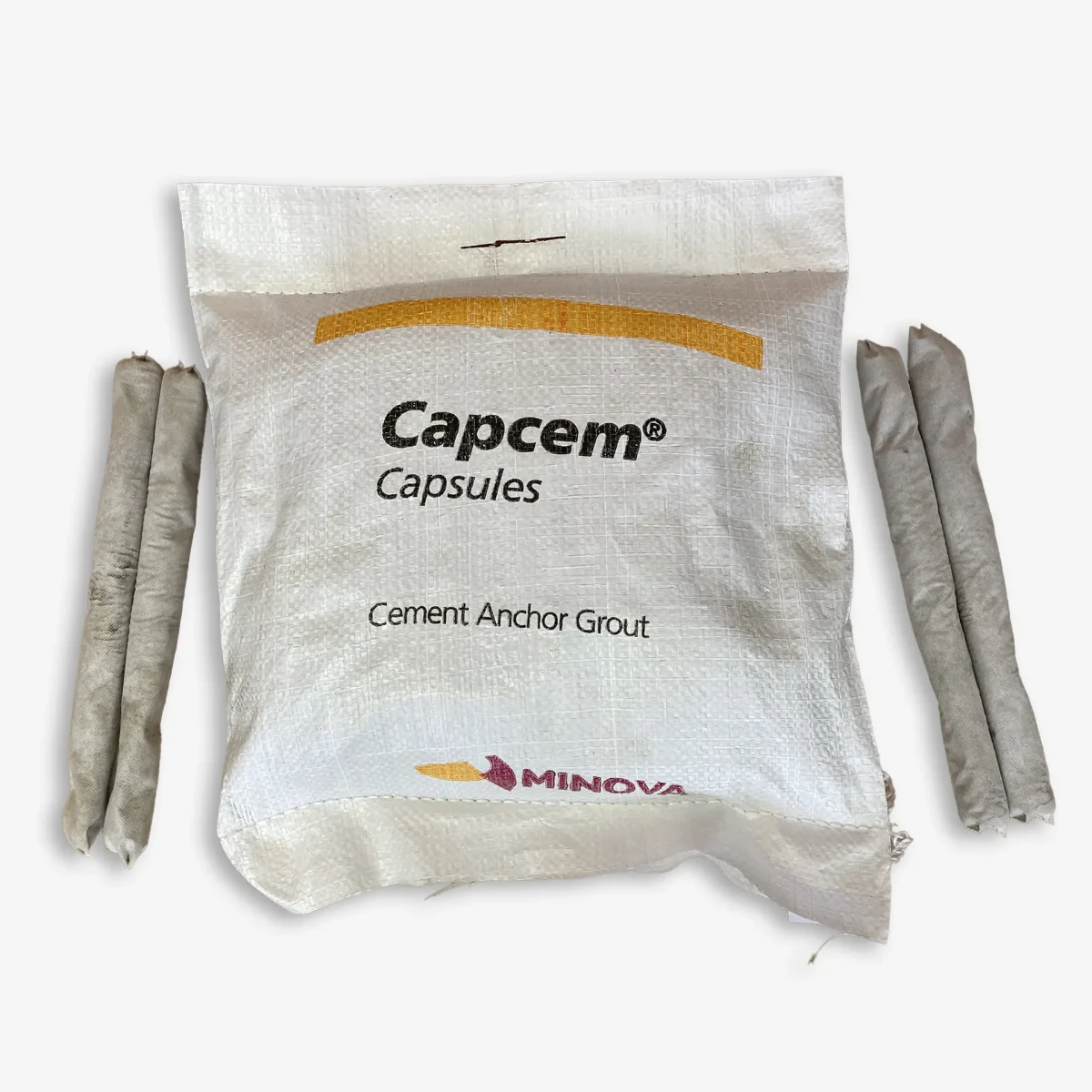 Minova Capcem pre-measured cementitious capsule grouts for rapid rock and roof bolt installation in mining and tunnelling