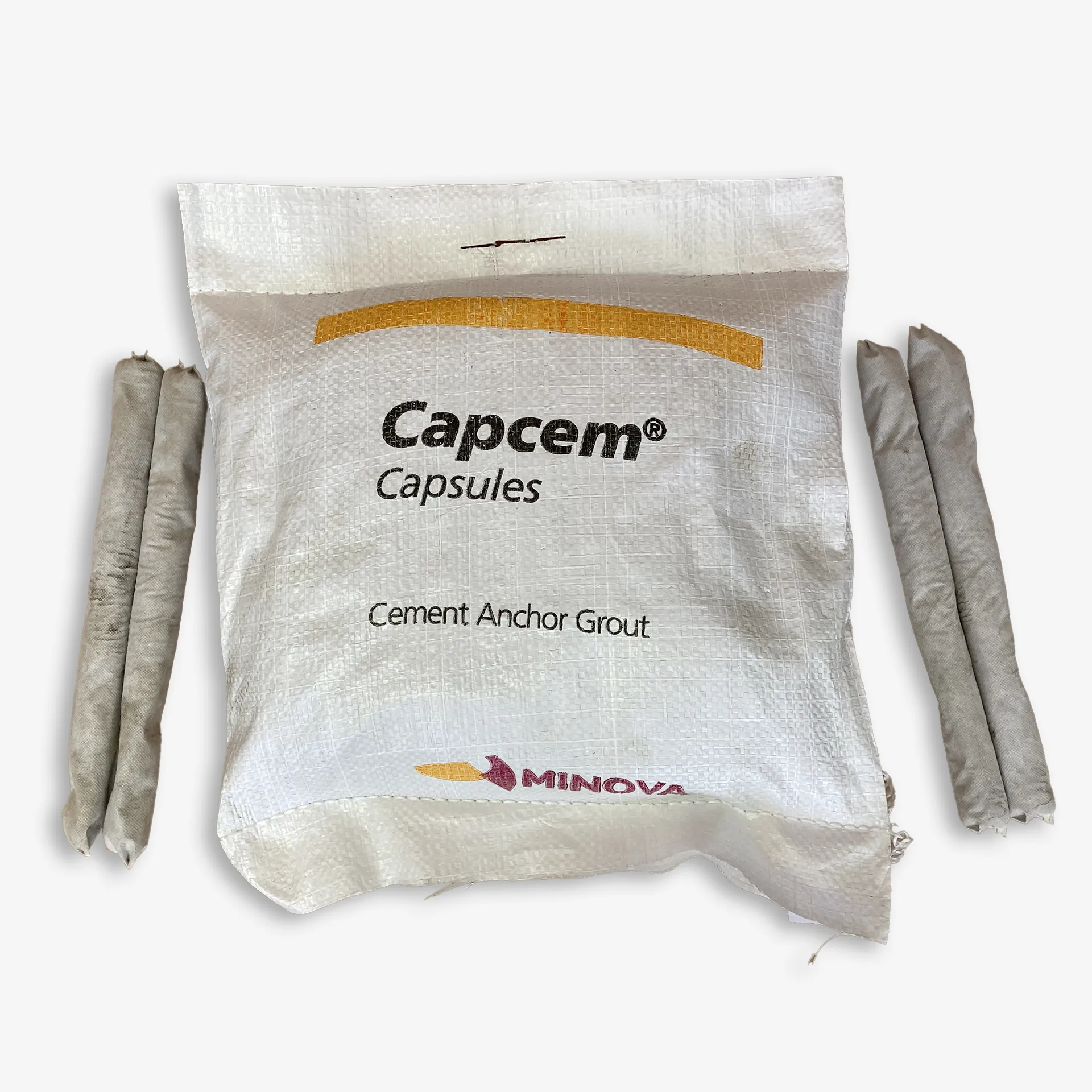 Minova Capcem pre-measured cementitious capsule grouts for rapid rock and roof bolt installation in mining and tunnelling