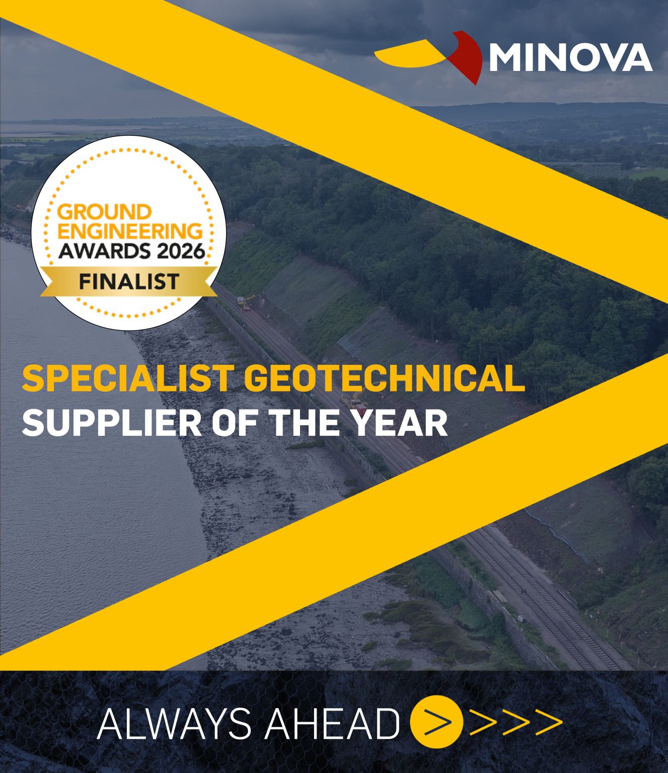 Minova has been selected as a finalist for the GE Awards Minova has been selected as a finalist for the GE Awards