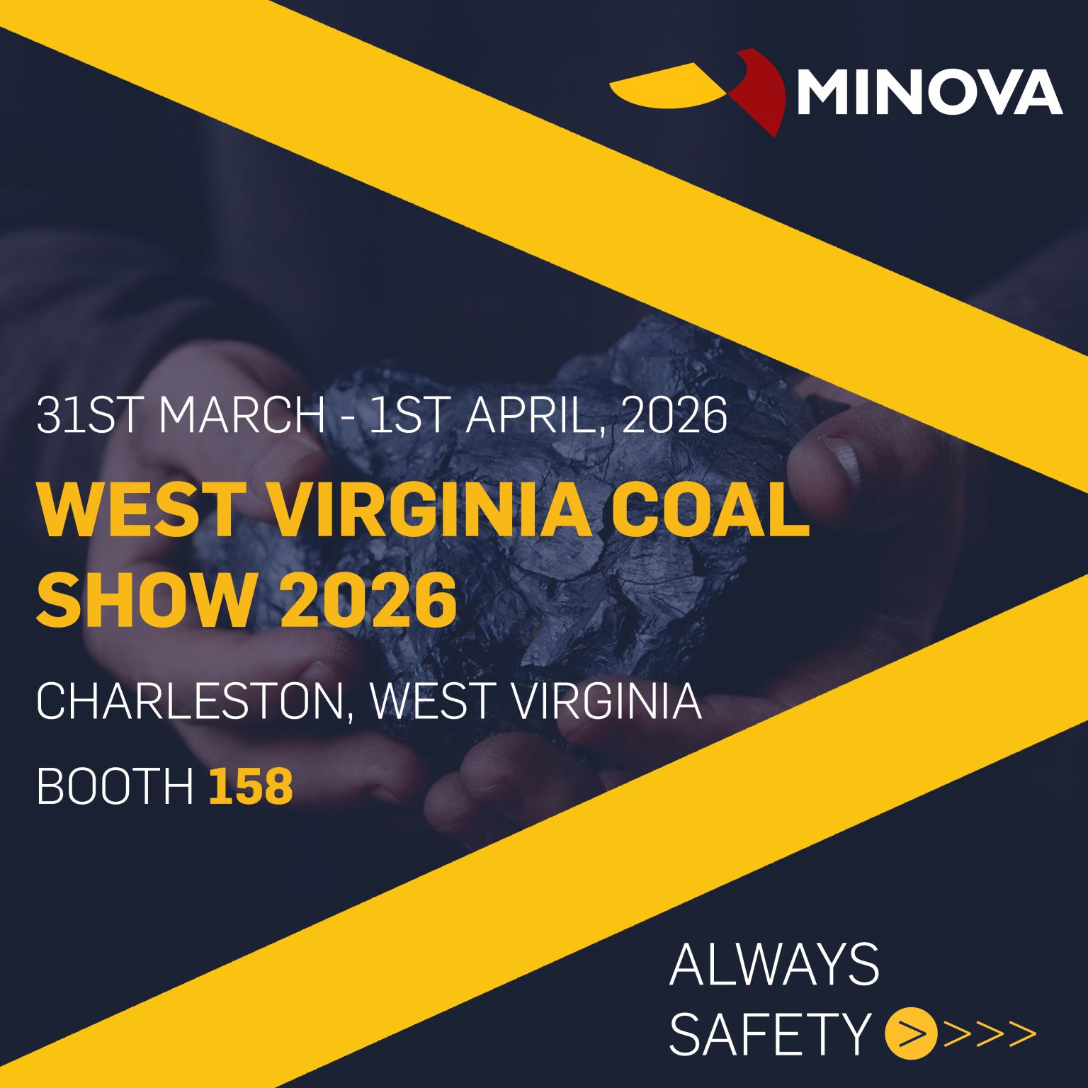 We are at the West Virginia Coal Show We are at the West Virginia Coal Show