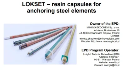 Minova EPD’s available for Download