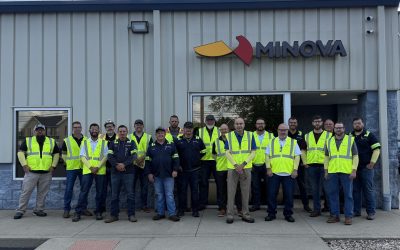 Minova hosts the Blackhawk Mining team at their Ohio steel manufacturing facility