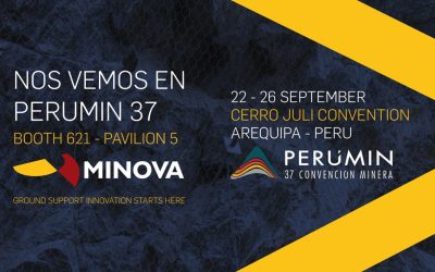 Minova is exhibiting at Perumin 37 in Arequipa, Peru