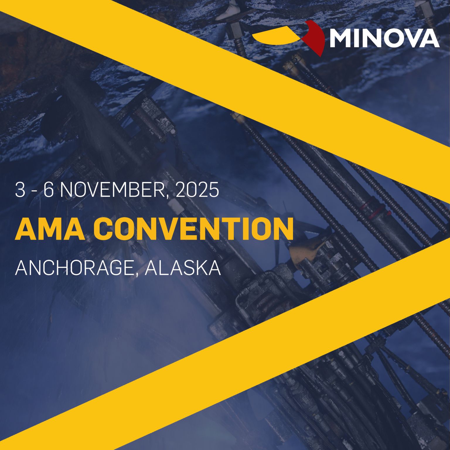 Minova is exhibiting at the AMA Convention in Alaska