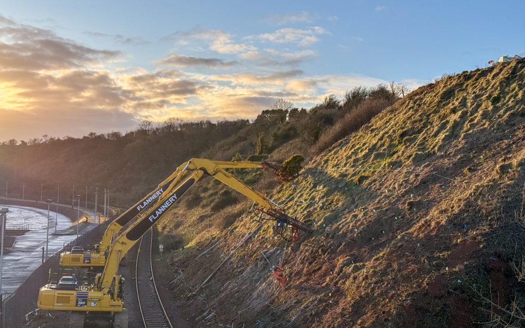 Proud to see Minova materials at Cloghan Point