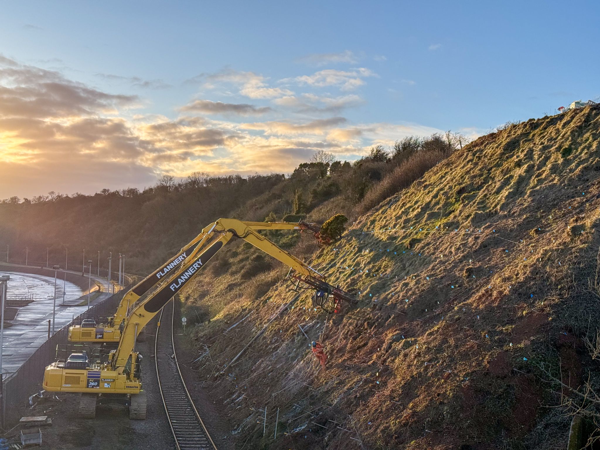 Proud to see Minova materials at Cloghan Point