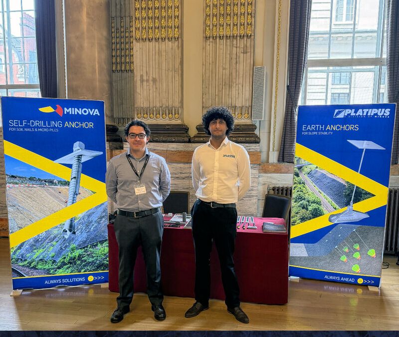 Minova and Platipus are at the 23rd British Geotechnical Association Conference