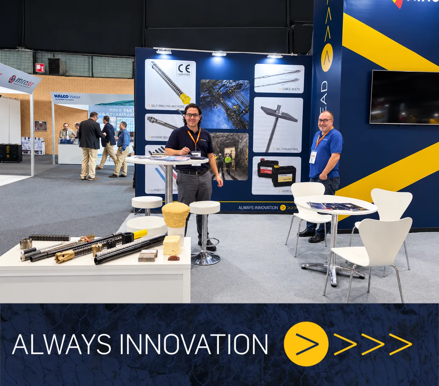 1 MINOVA innovation at the exhibition 1 MINOVA innovation at the exhibition